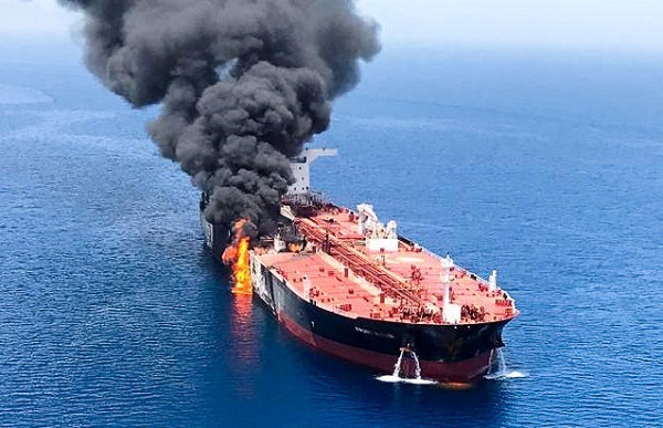 20190613ホルムズ海峡で日本タンカー攻撃される！イランの対米強硬派か反イラン組織の犯行？イランと北朝鮮