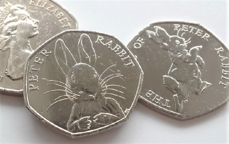 ウサギのコイン