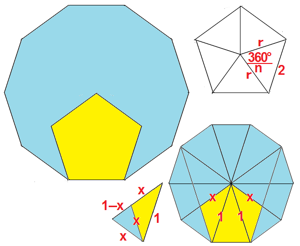 答347 正五角形と正十角形 解答集