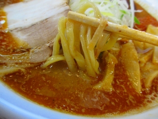あんじ　辛ｴﾋﾞ味噌ﾗｰﾒﾝ　麺ｽｰﾌﾟ