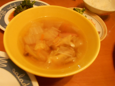 310308白菜とベーコンのスープ