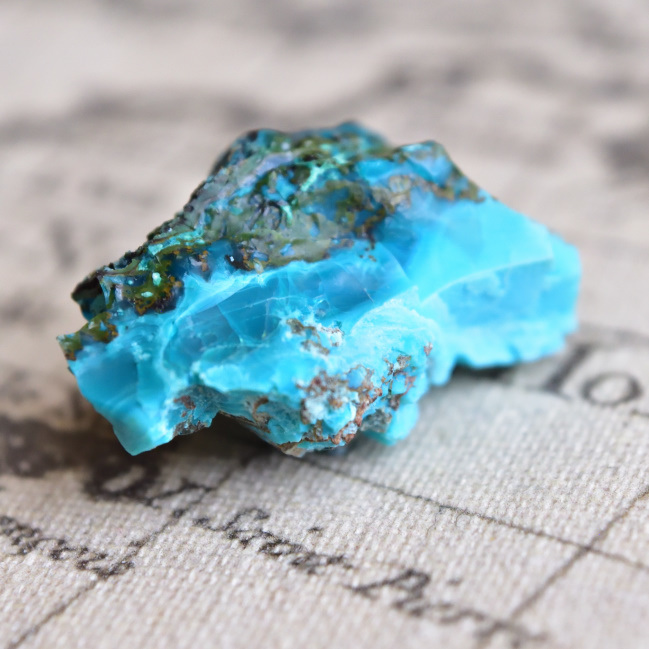 クリソコラ Bright Blue 5ｇ/鉱物・結晶原石 - 天然石・パワーストーン 