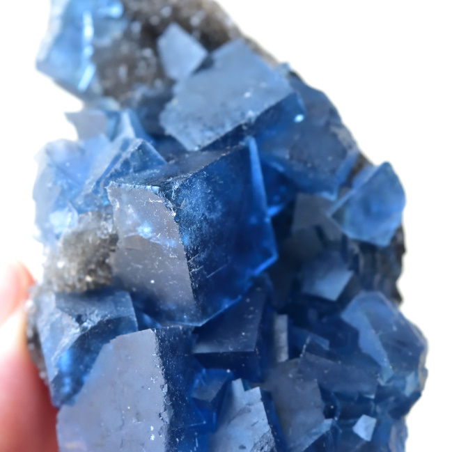 フローライト（蛍石） Indigo blue 中国・福建省産 74g/ 鉱物・結晶 